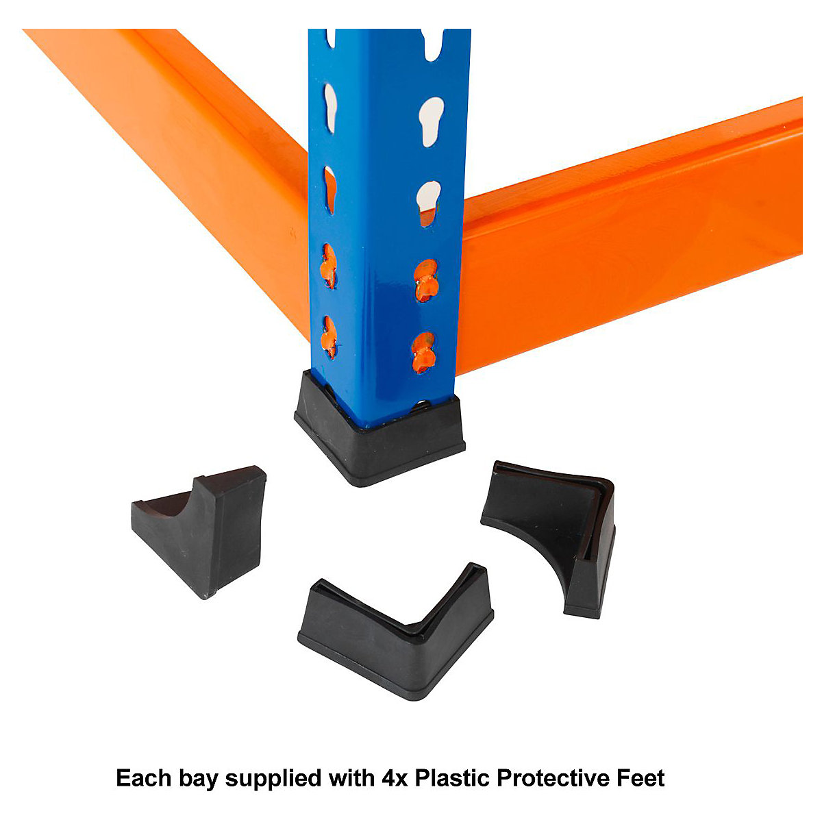 BiG400 Workbench With Euro Pick Bins | Blue & Orange (Product illustration 15)-14