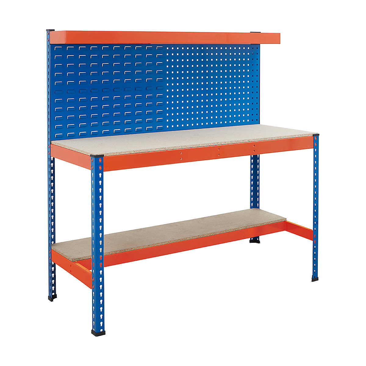 BiG400 Workstation | Chipboard Worktop | 1556h x 1525w x 610d mm | Half ...