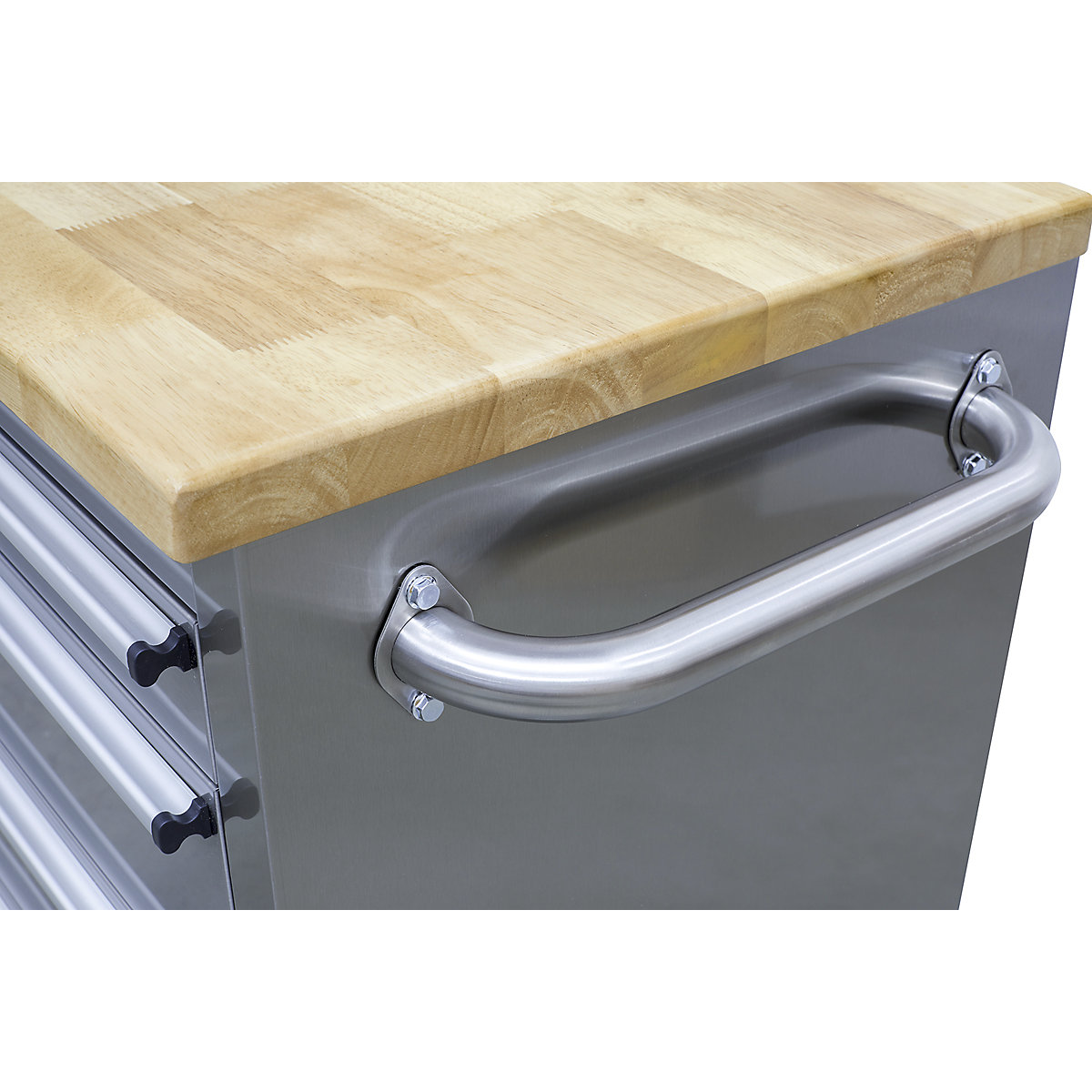 Sealey Premier Mobile Stainless Steel Tool Cabinet | 4 Drawer (Product illustration 5)-4