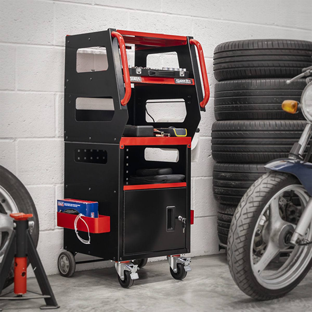 Sealey Superline Pro Diagnostics Trolley (Product illustration 10)-9