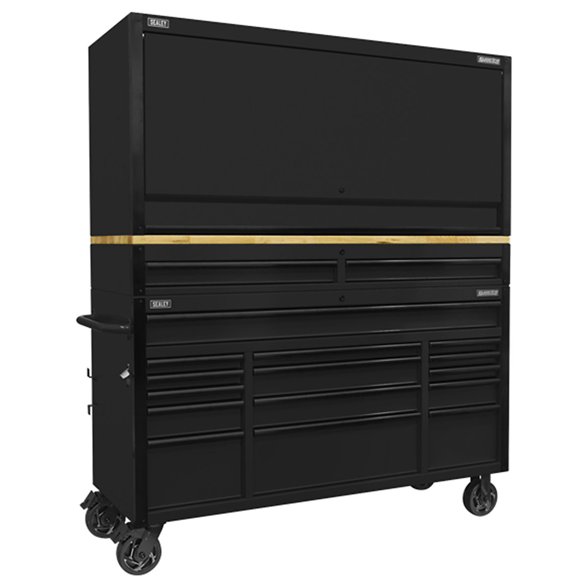Sealey Superline Pro Mobile Modular Storage System | Hutch & 2 Drawer Riser | 15 Drawer