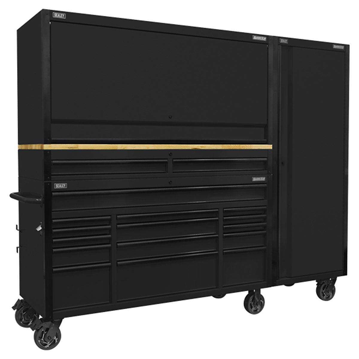 Sealey Superline Pro Mobile Modular Storage System | Hutch & 2 Drawer Riser | 15 Drawer
