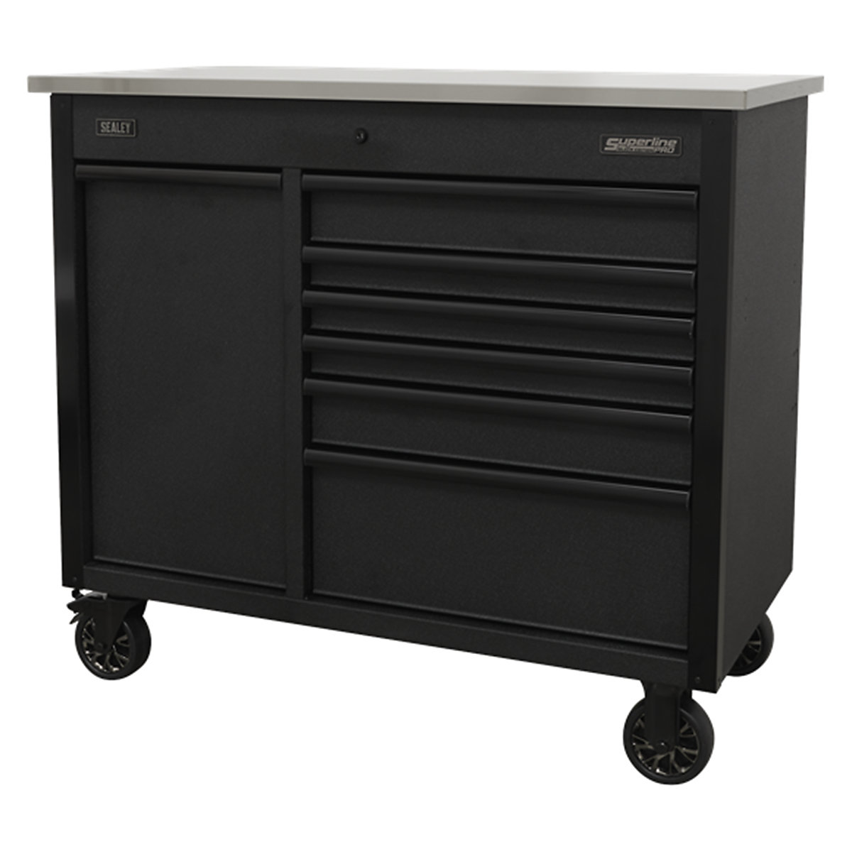 Sealey Superline Pro Mobile Tool Cabinet with Power Tool Charging Drawer | 7 Drawer