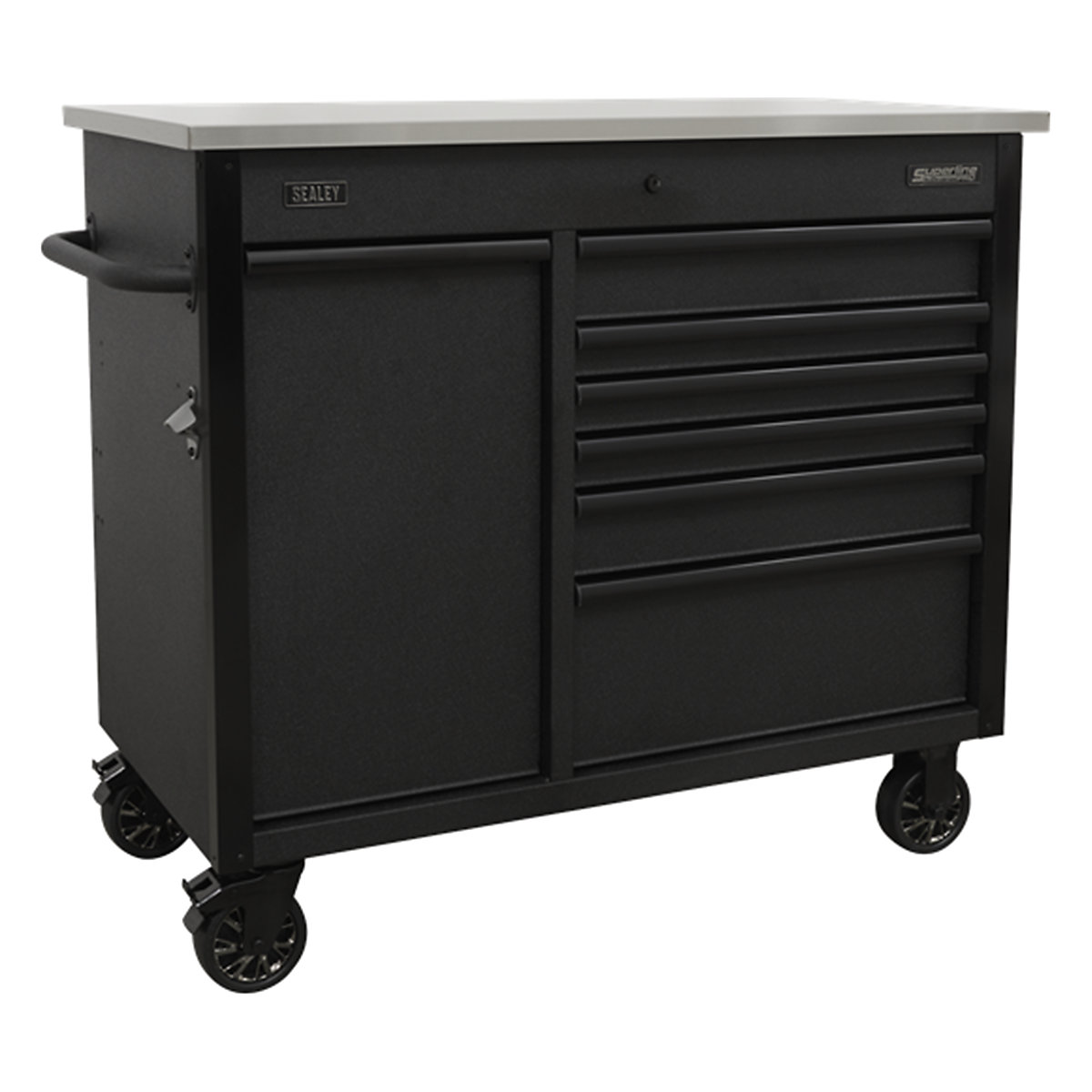 Sealey Superline Pro Mobile Tool Cabinet with Power Tool Charging Drawer | 7 Drawer (Product illustration 4)-3