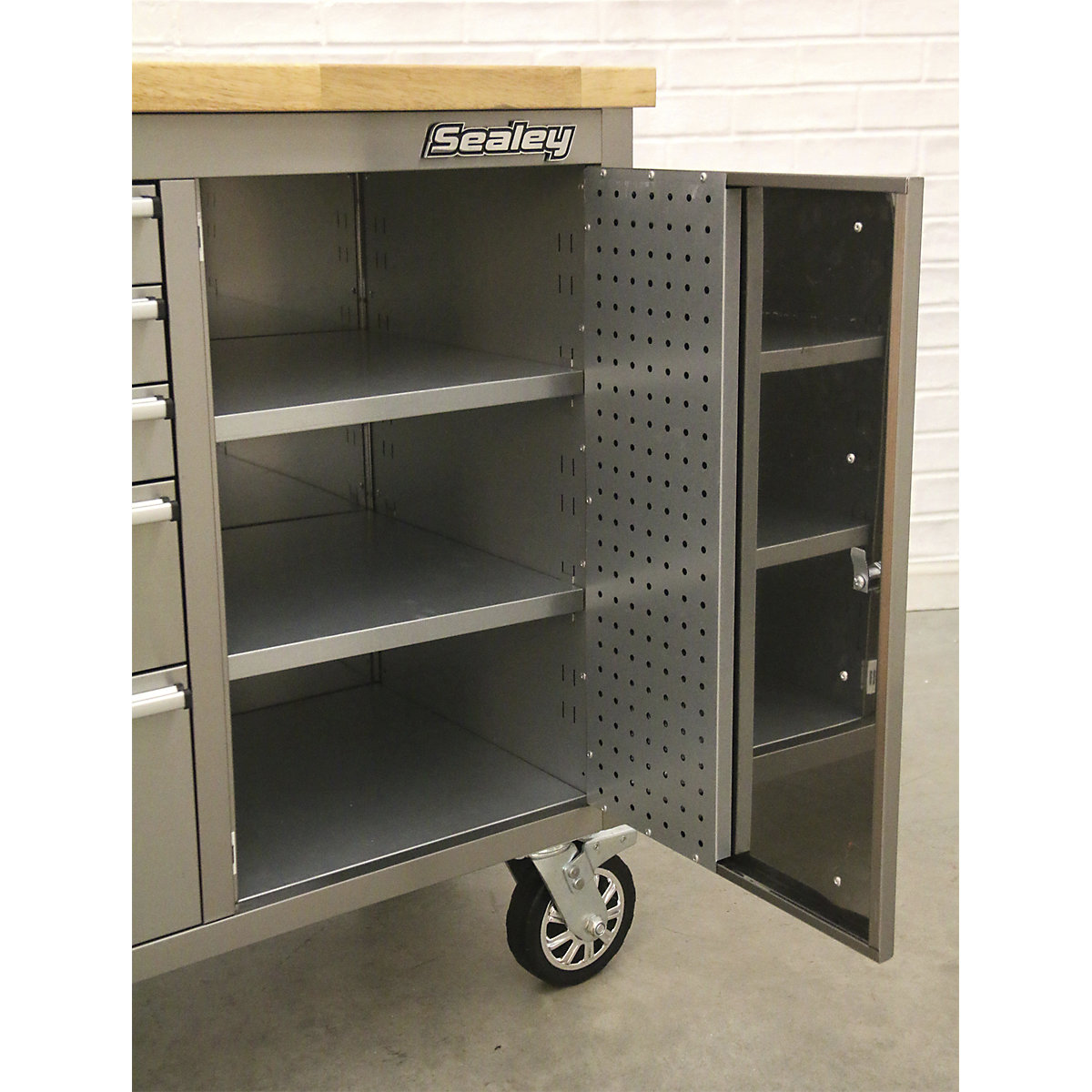 Sealey Premier Mobile Tool Cabinet | 10 Drawer & Cupboard (Product illustration 9)-8