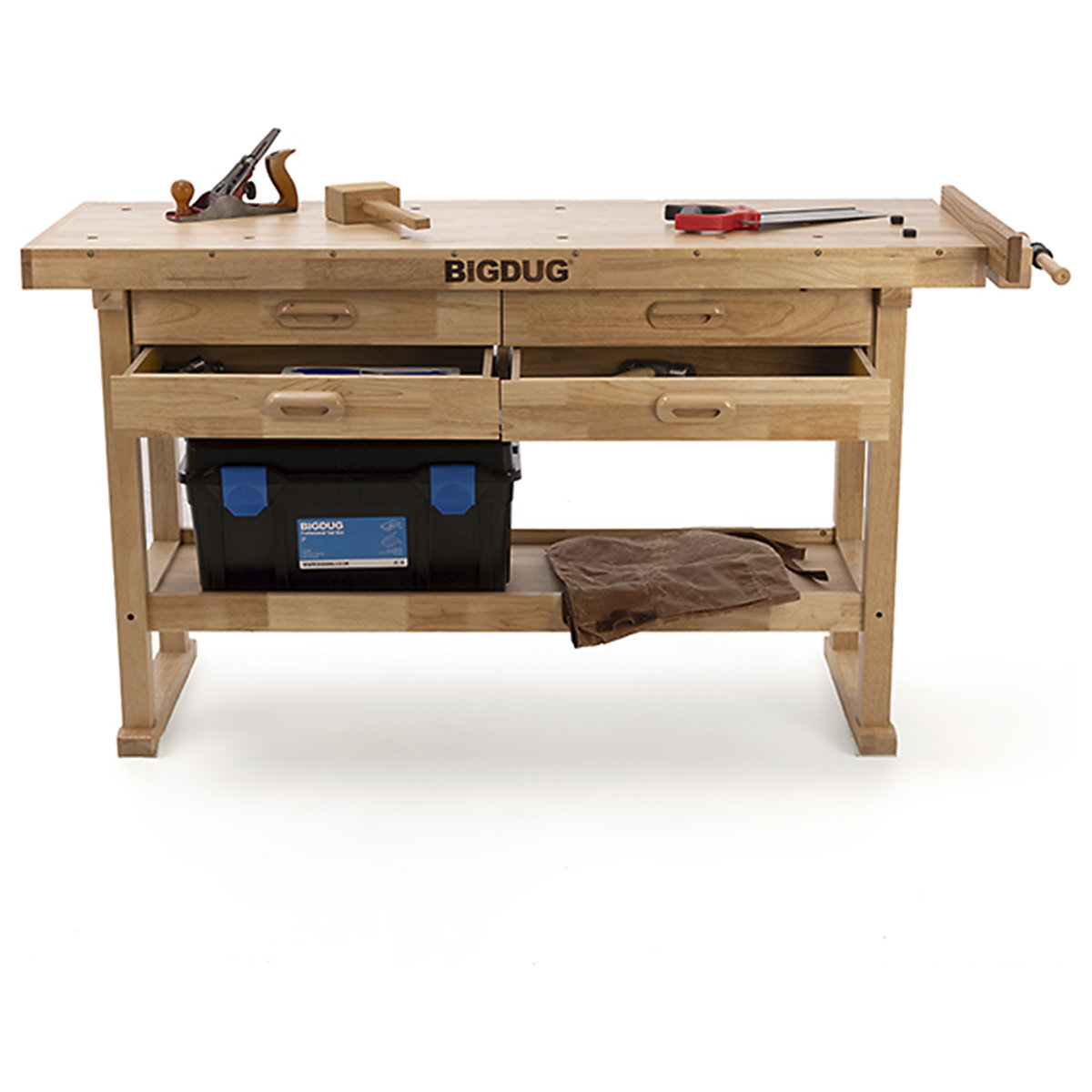 BiGDUG Pro Woodworking Bench with 4 Drawers (Product illustration 4)-3