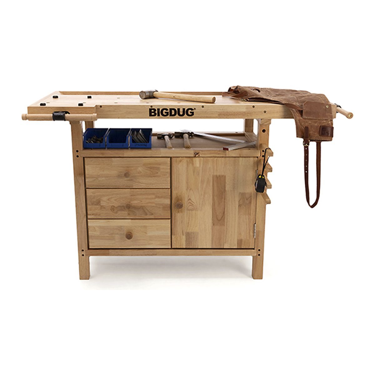 BiGDUG Woodworking Storage Bench (Product illustration 3)-2