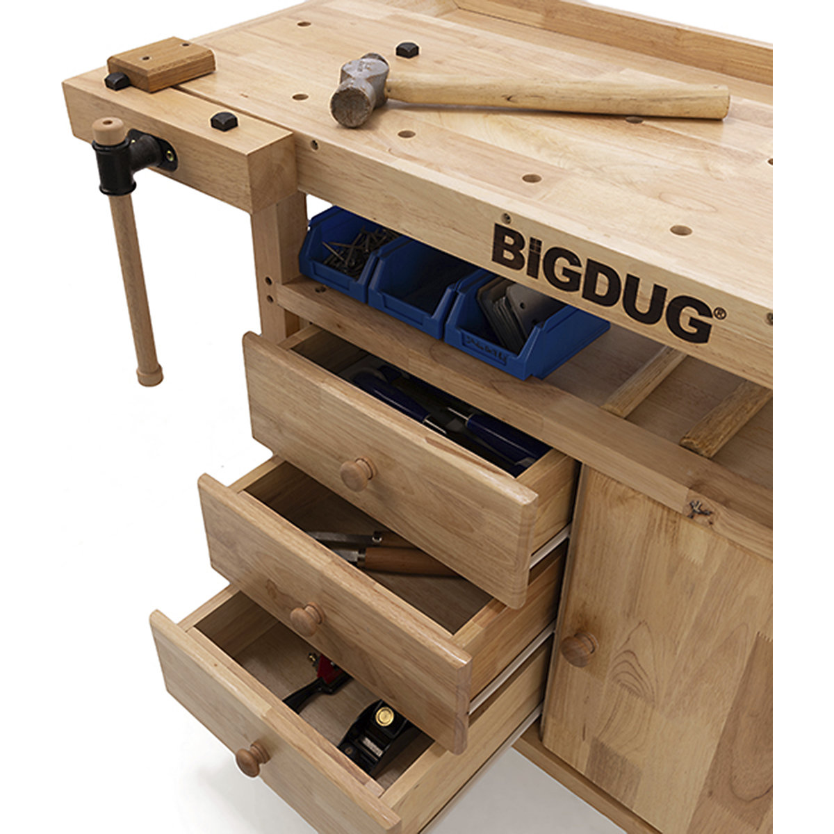 BiGDUG Woodworking Storage Bench (Product illustration 4)-3