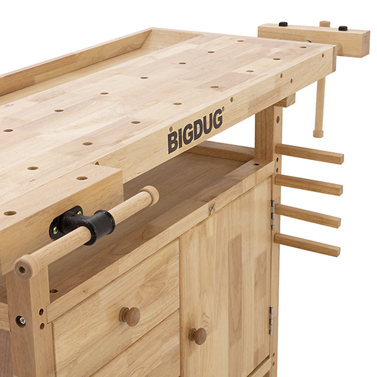 BiGDUG Woodworking Storage Bench (Product illustration 6)-5