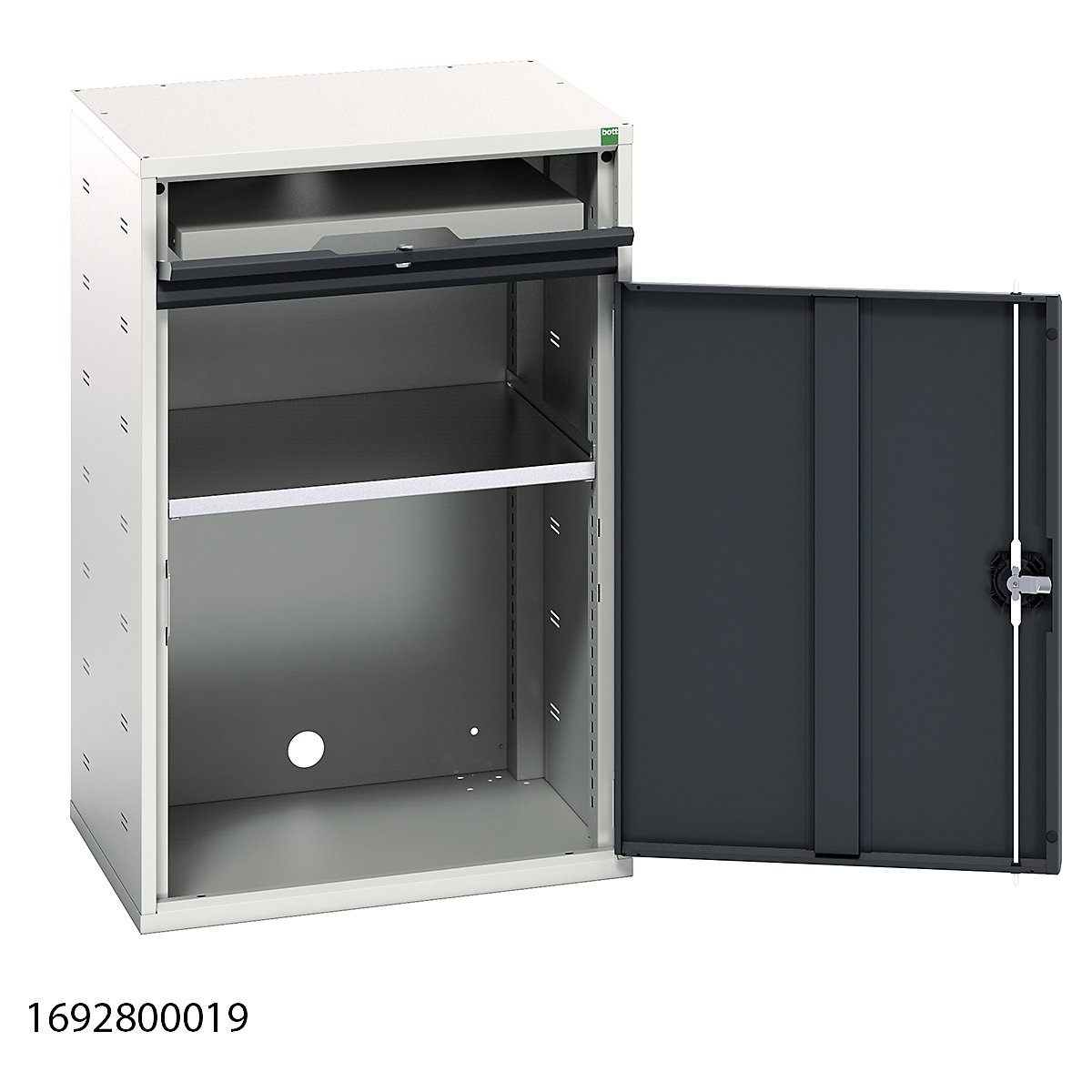 Bott Verso Computer Cupboard | 1000 High | 650 Wide (Product illustration 5)-4