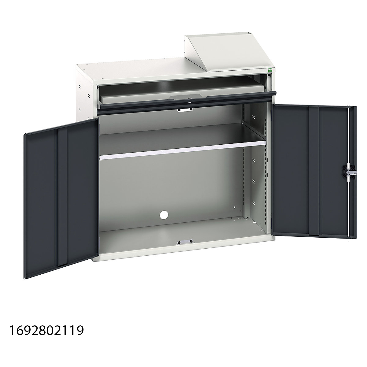 Bott Verso Computer Cupboard | 1130 High | 1050 Wide (Product illustration 5)-4