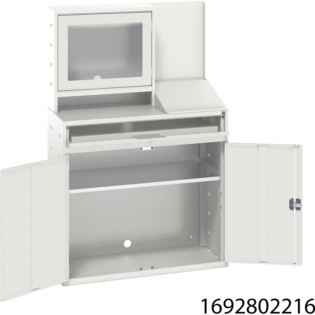 Bott Verso Computer Cupboard | 1650 High | 1050 Wide (Product illustration 4)-3