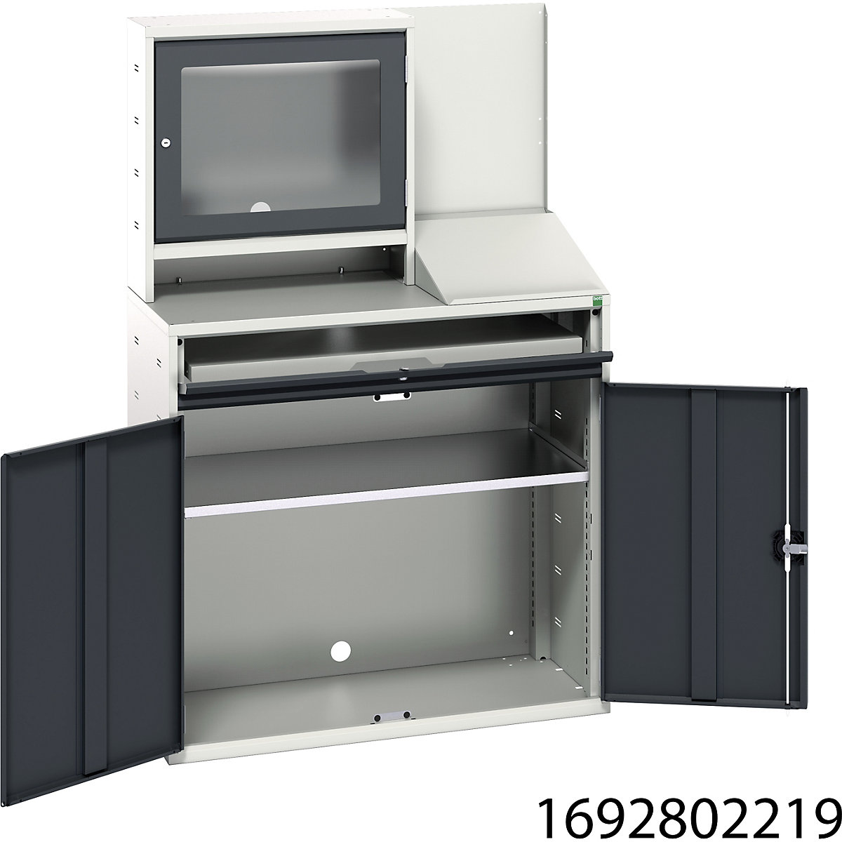 Bott Verso Computer Cupboard | 1650 High | 1050 Wide (Product illustration 5)-4