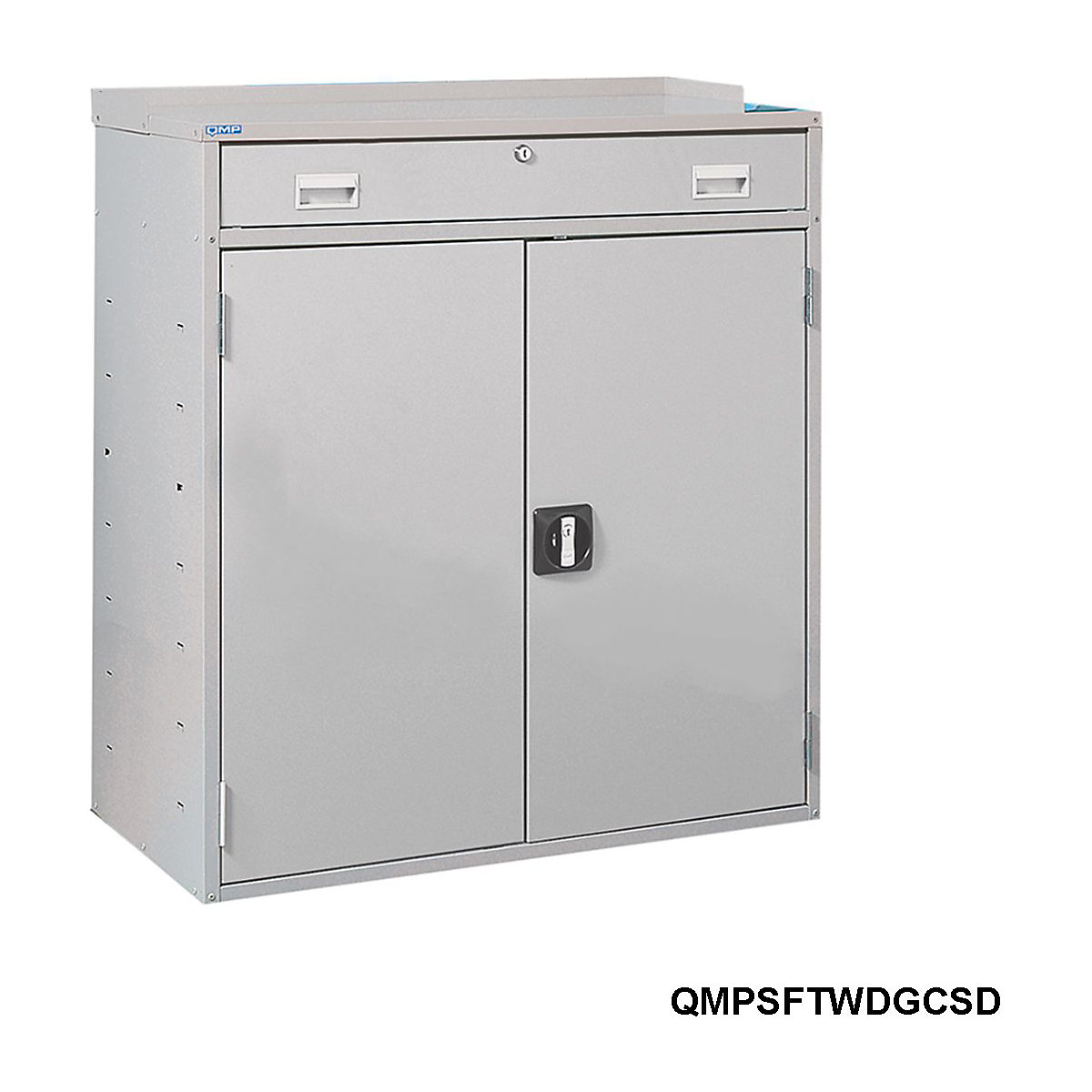 Mercian Industrial Team Leader Workstations With Flat Top, Mercian Industrial Team Leader Workstations With Flat Top, Mercian Industrial Team Leader Workstation | 980h x 920w x 450d mm | Flat Top | Full Width Single Drawer | Grey-9