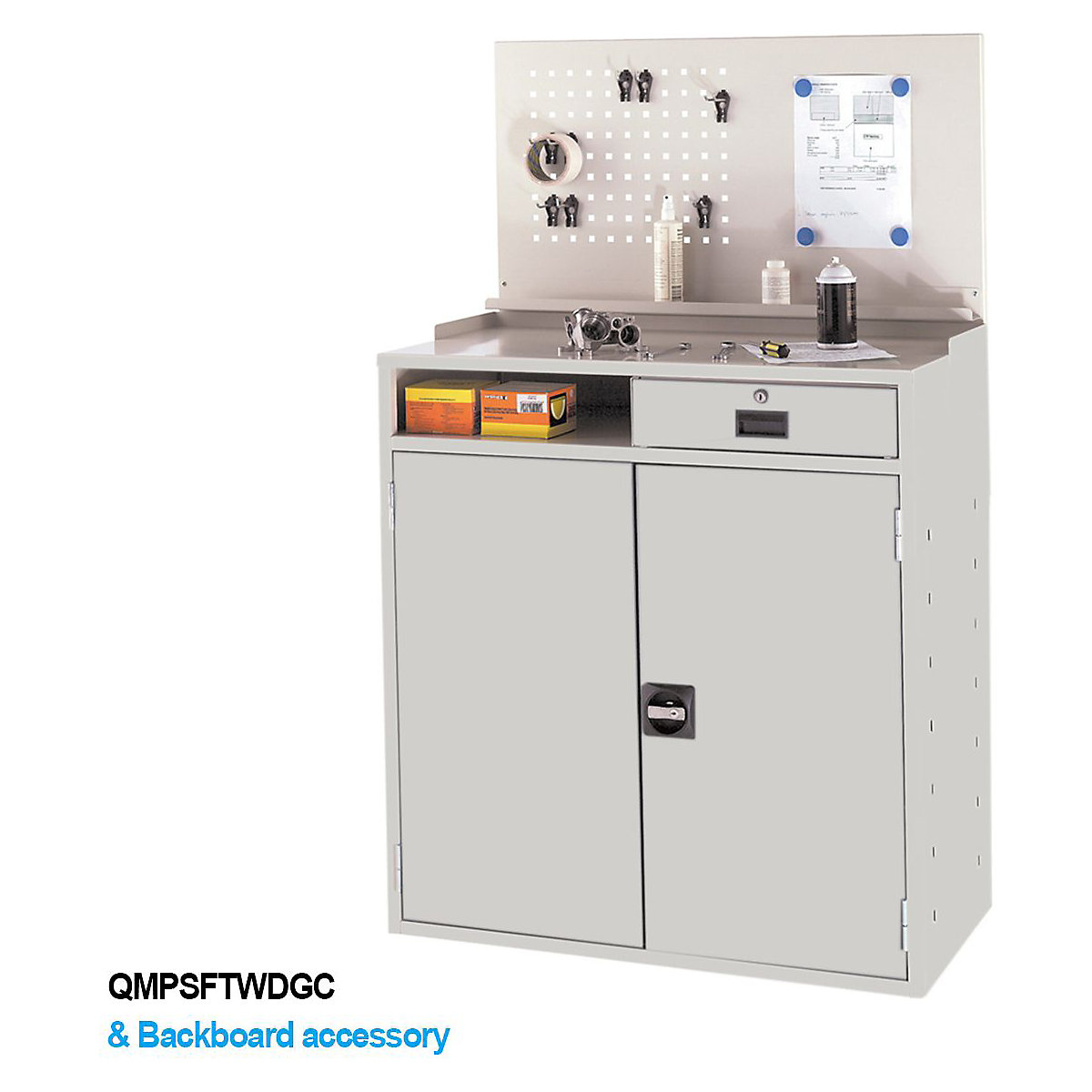 Mercian Industrial Team Leader Workstations With Flat Top (Product illustration 6)-5
