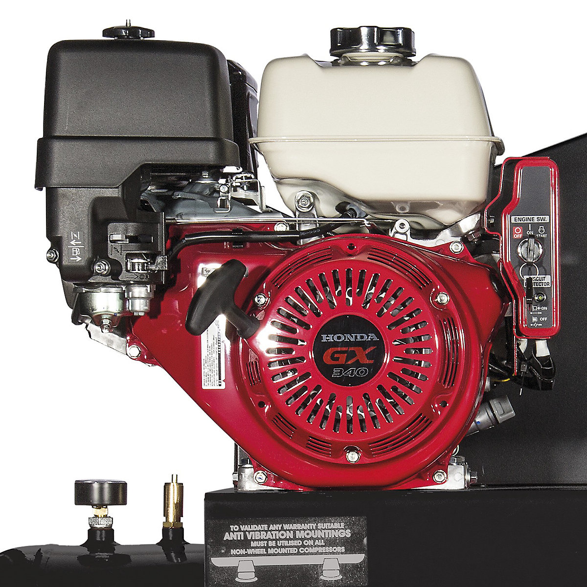 SIP 200 Litre Industrial Petrol Compressor | HONDA EURO V (Product illustration 3)-2