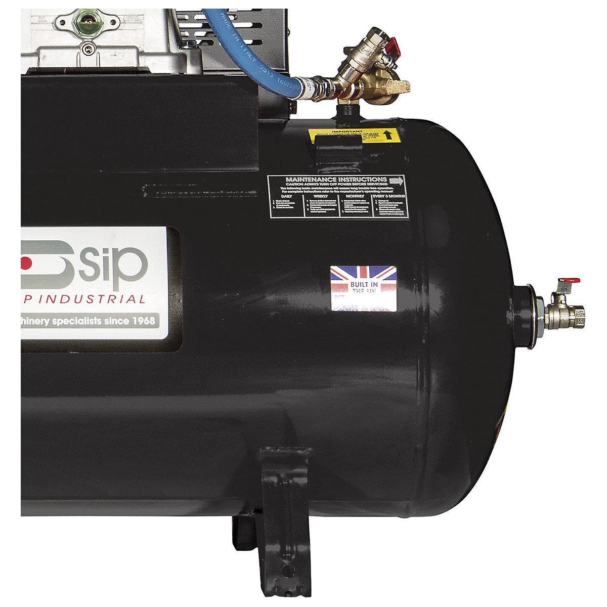 SIP 200 Litre Industrial Petrol Compressor | HONDA EURO V (Product illustration 5)-4