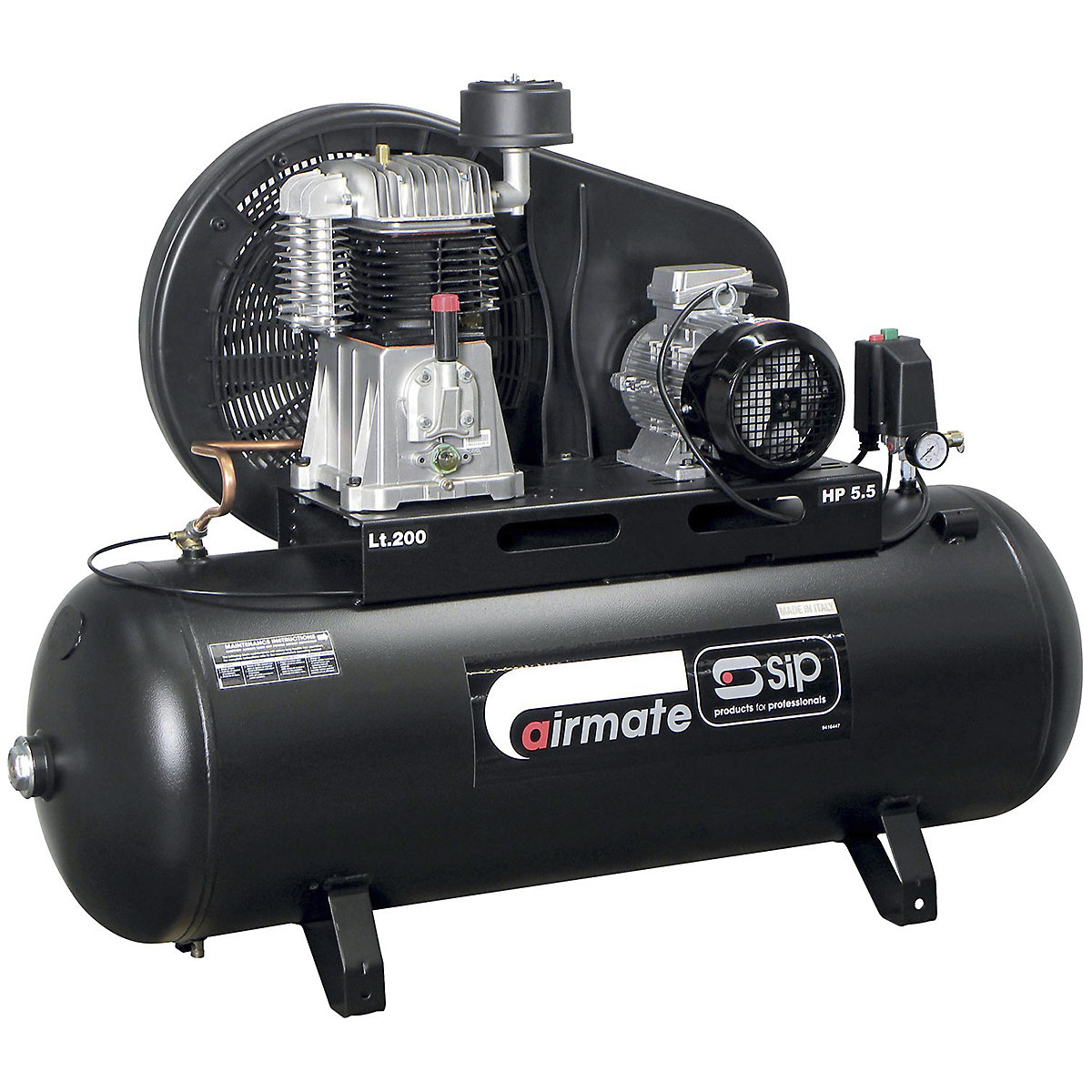 SIP Belt Drive Compressor | 200 & 270 Litre