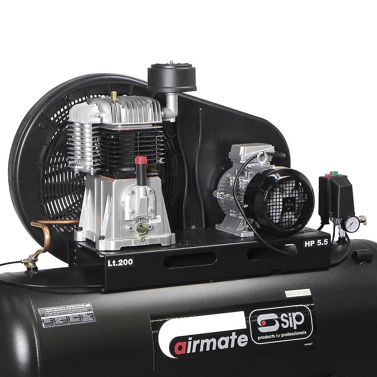 SIP Belt Drive Compressor | 200 & 270 Litre (Product illustration 3)-2