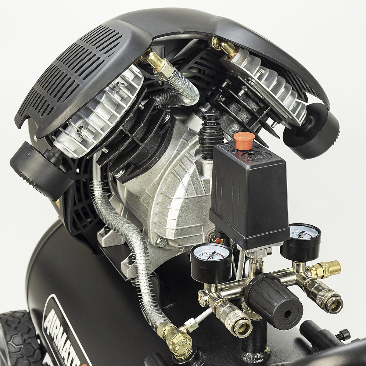 SIP DDVT 3hp V-Twin Direct Drive Compressor | 50 Litre (Product illustration 6)-5