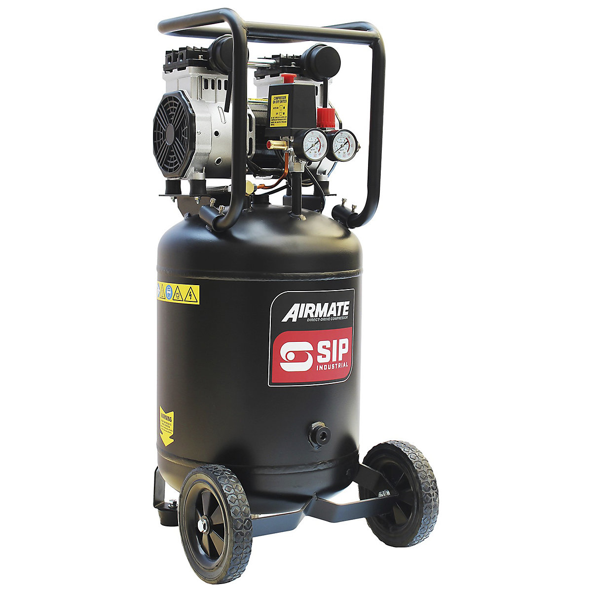 SIP DD 2hp 50ltr Low Noise Vertical Compressor