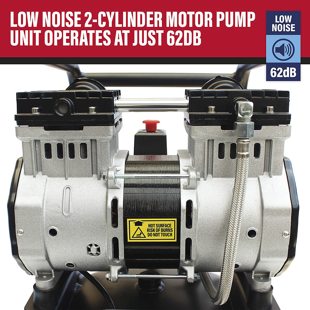 SIP DD 2hp 50ltr Low Noise Vertical Compressor (Product illustration 4)-3