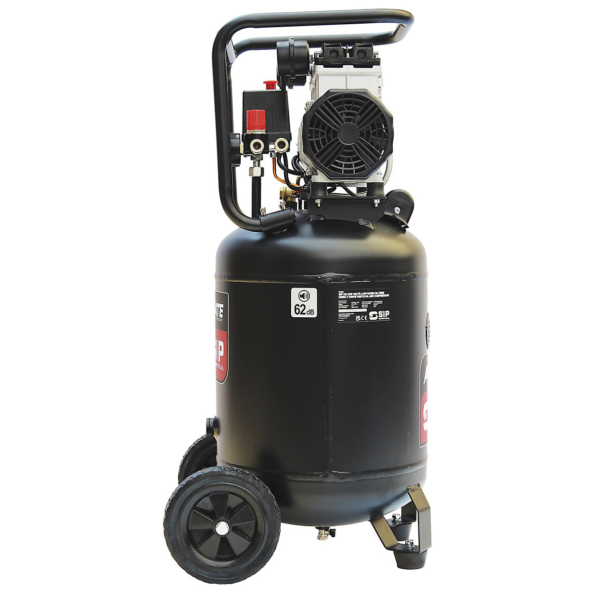 SIP DD 2hp 50ltr Low Noise Vertical Compressor (Product illustration 9)-8
