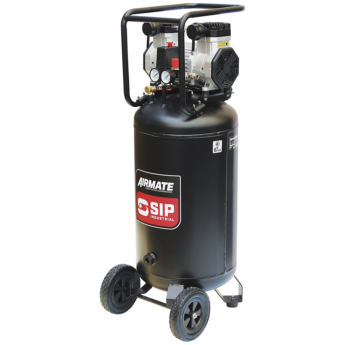 SIP DD 3hp 100ltr Low Noise Vertical Compressor (Product illustration 11)-10