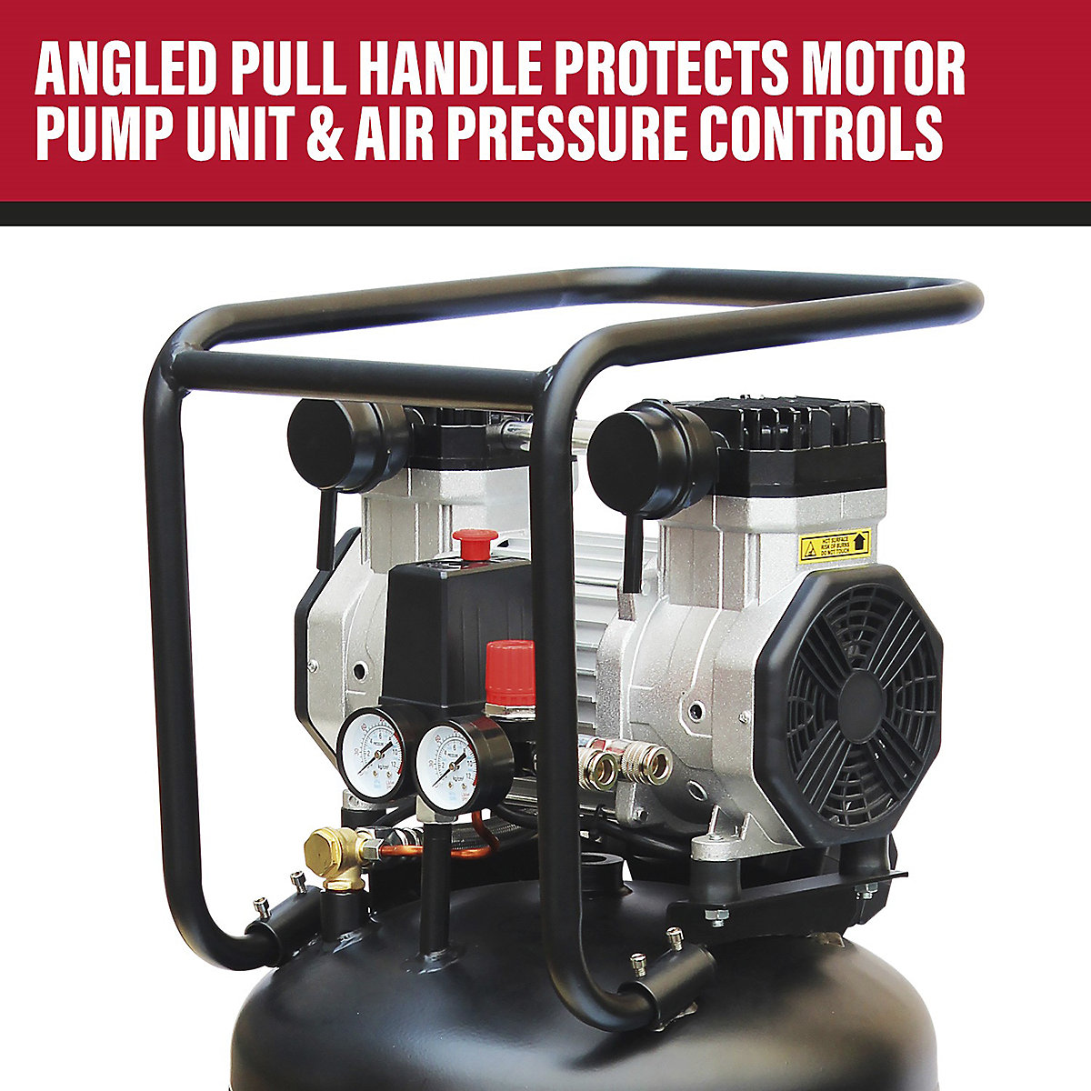 SIP DD 3hp 100ltr Low Noise Vertical Compressor (Product illustration 3)-2