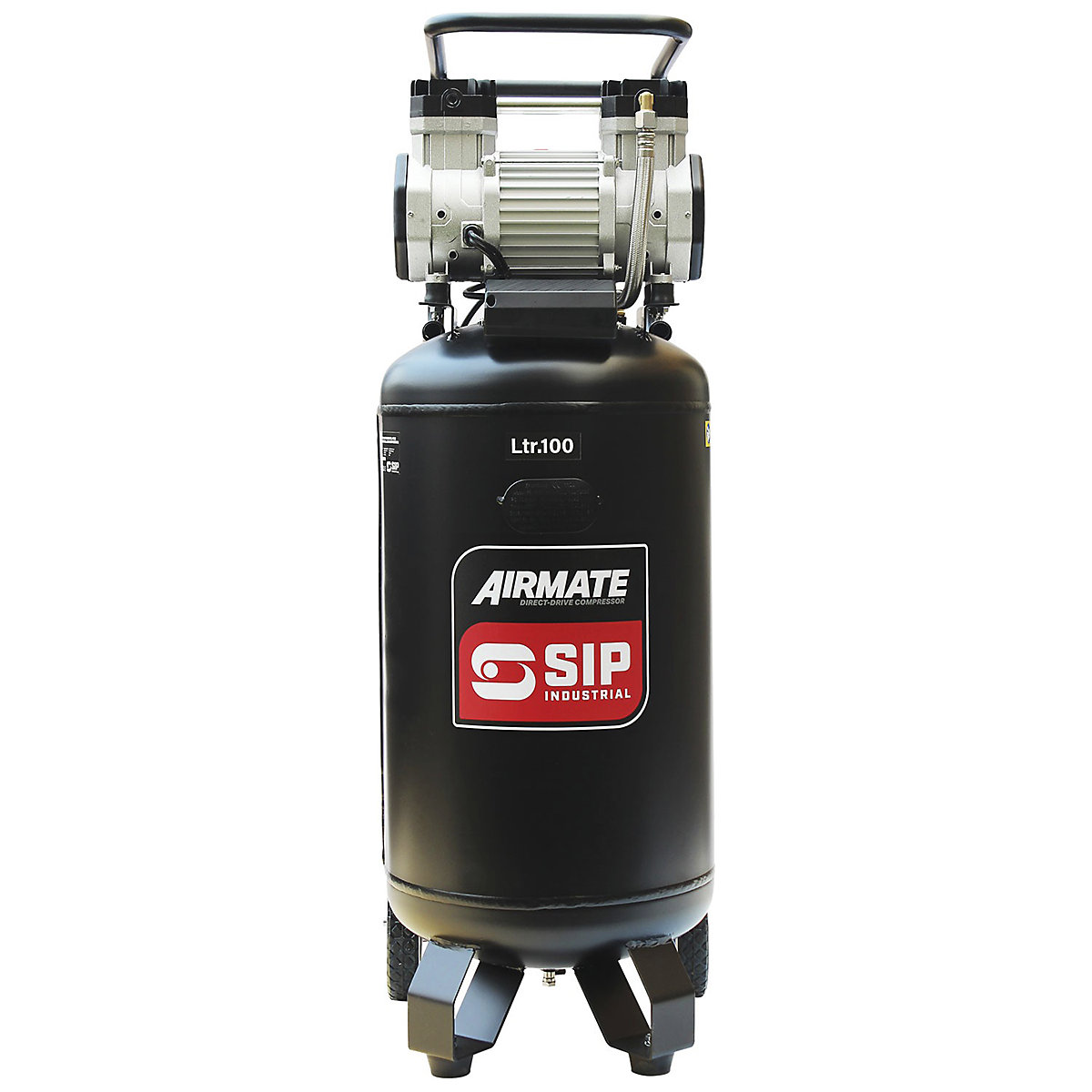 SIP DD 3hp 100ltr Low Noise Vertical Compressor (Product illustration 8)-7