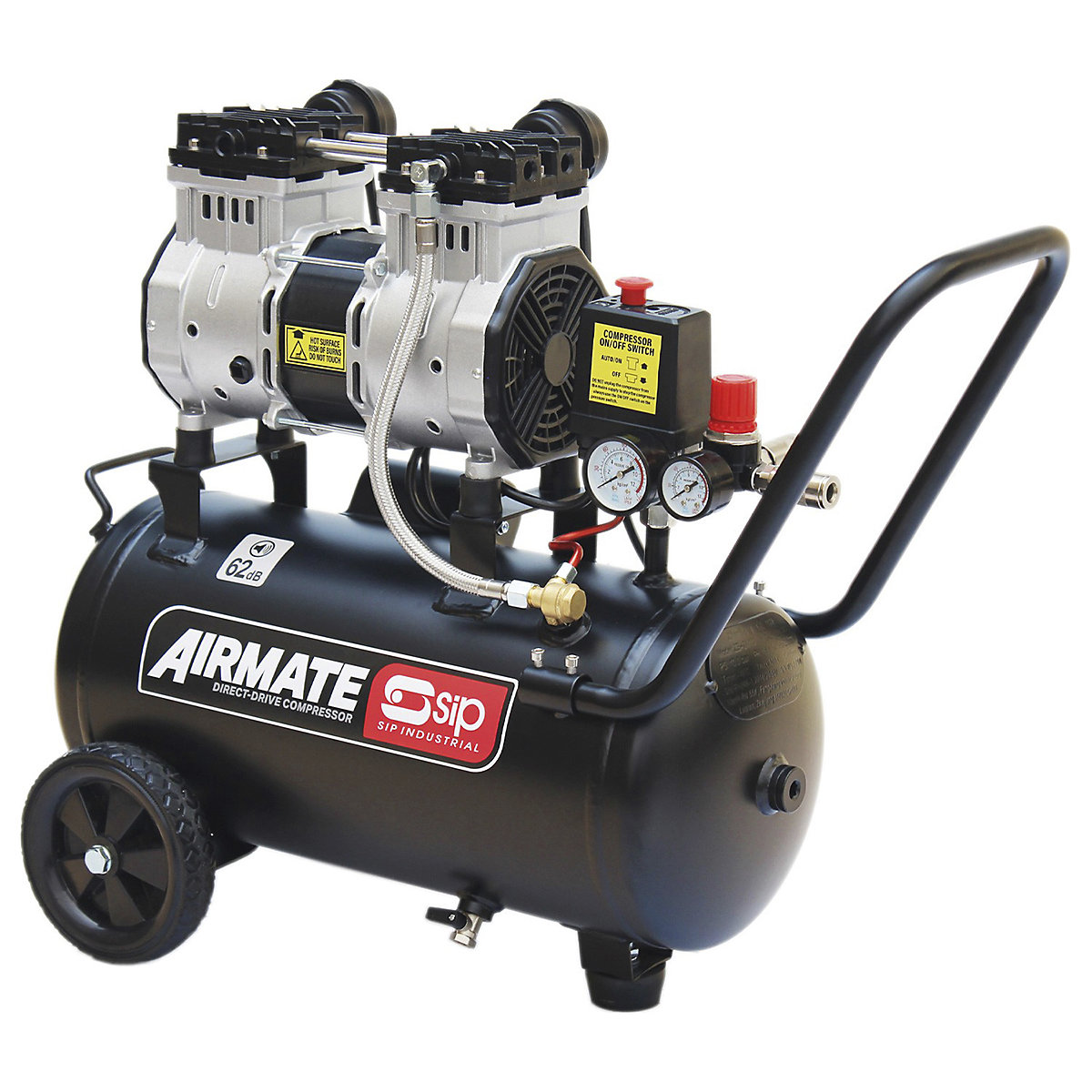 SIP DD Low Noise Oil-Free Direct Drive Compressors | 24 - 100 Litre