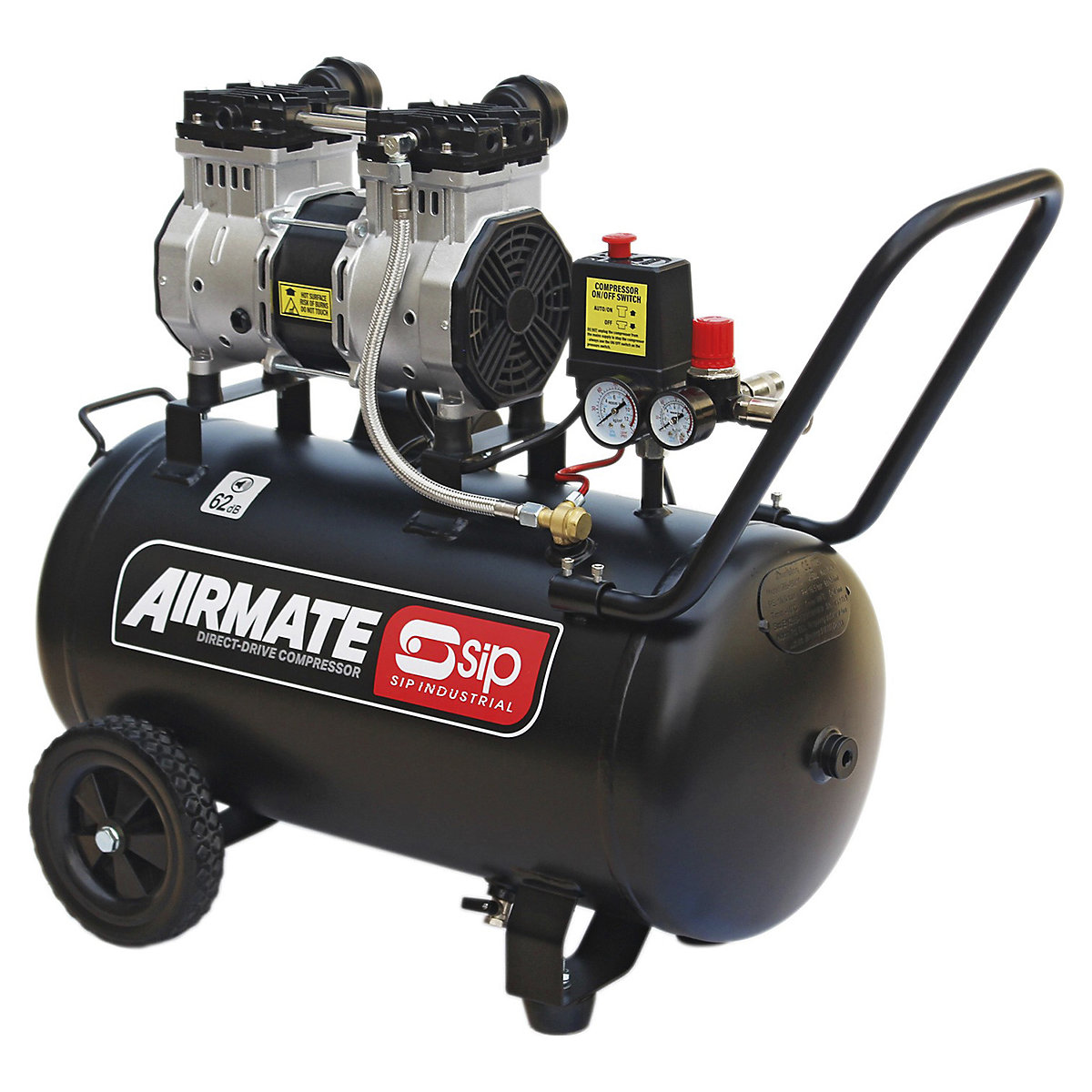 SIP DD Low Noise Oil-Free Direct Drive Compressors | 24 - 100 Litre