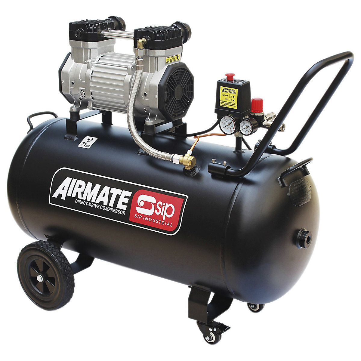 SIP DD Low Noise Oil-Free Direct Drive Compressors | 24 - 100 Litre