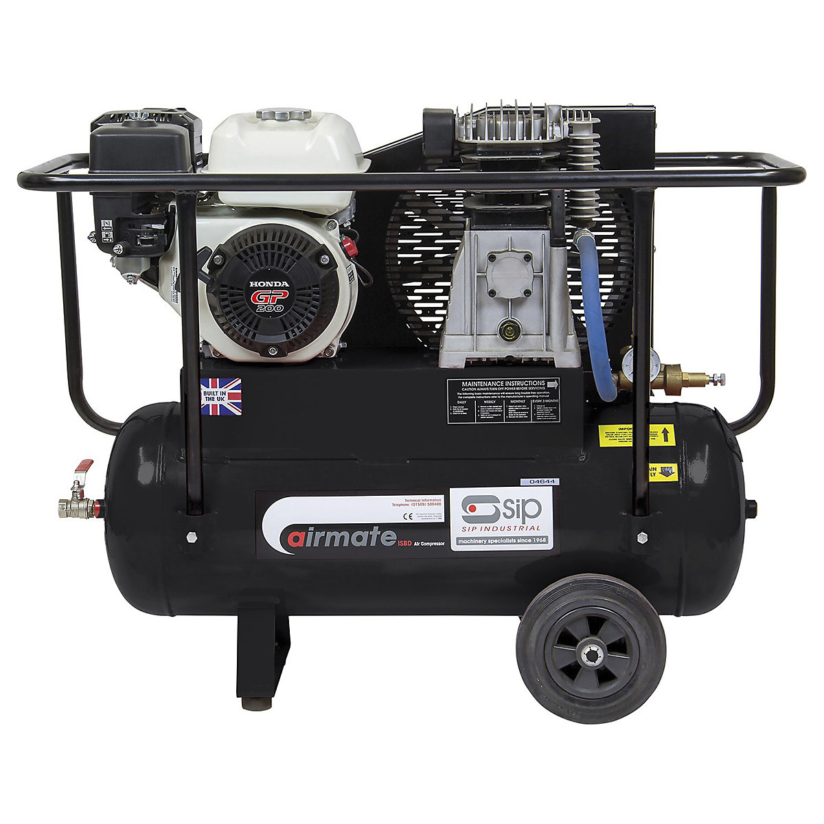 SIP Industrial Petrol Compressors | 50 Litre