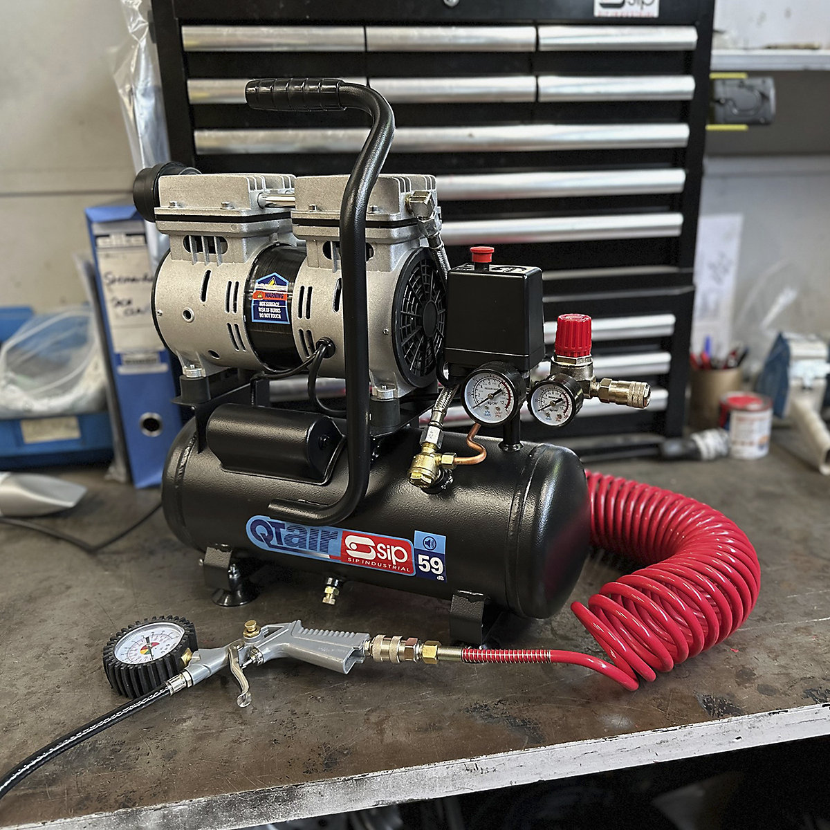 SIP QT AIR DD Ultra Low Noise Direct Drive Compressors | Oil-Free (Product illustration 15)-14