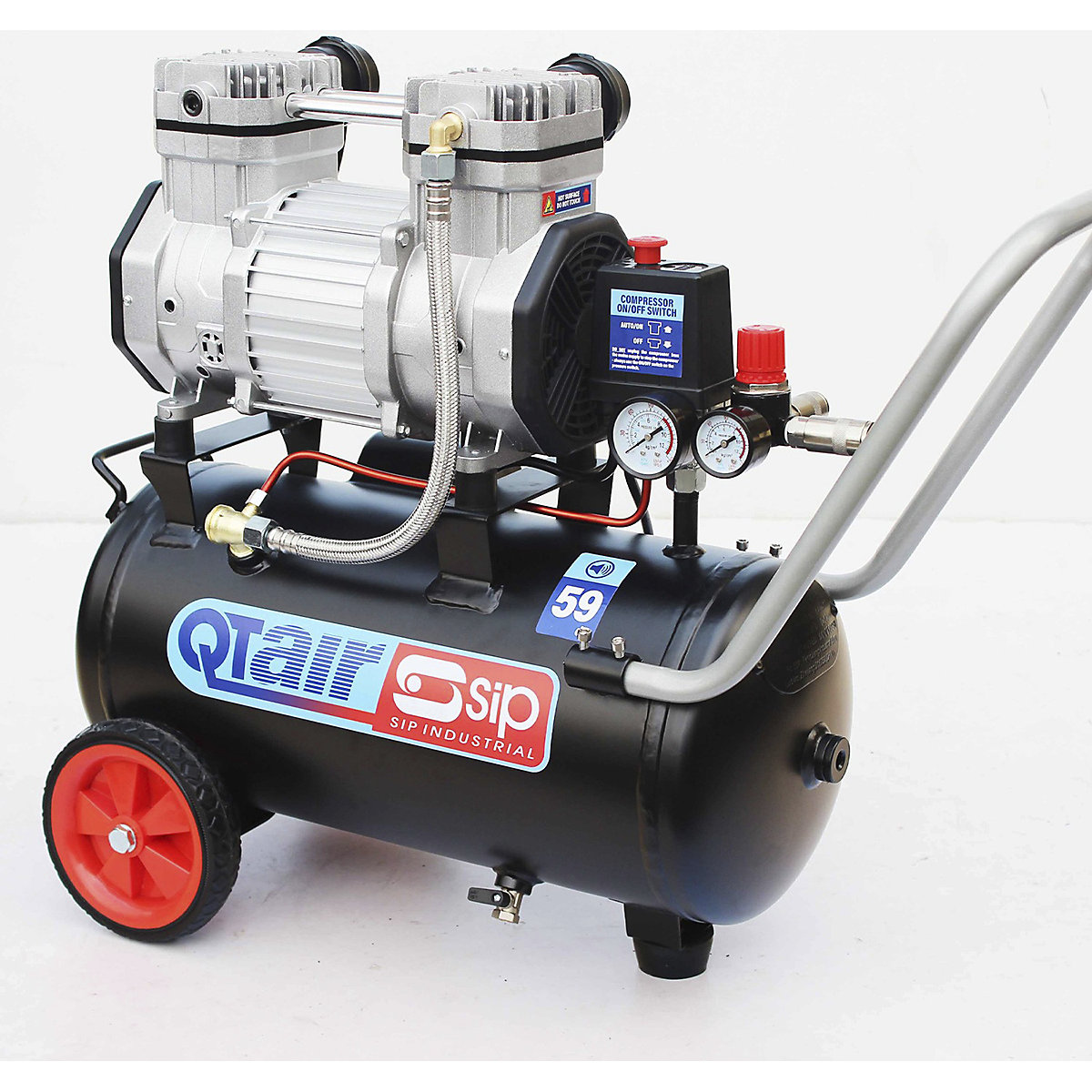 SIP QT AIR DD Ultra Low Noise Oil-Free Direct Drive Compressors | 24 - 100 Litre (Product illustration 4)-3