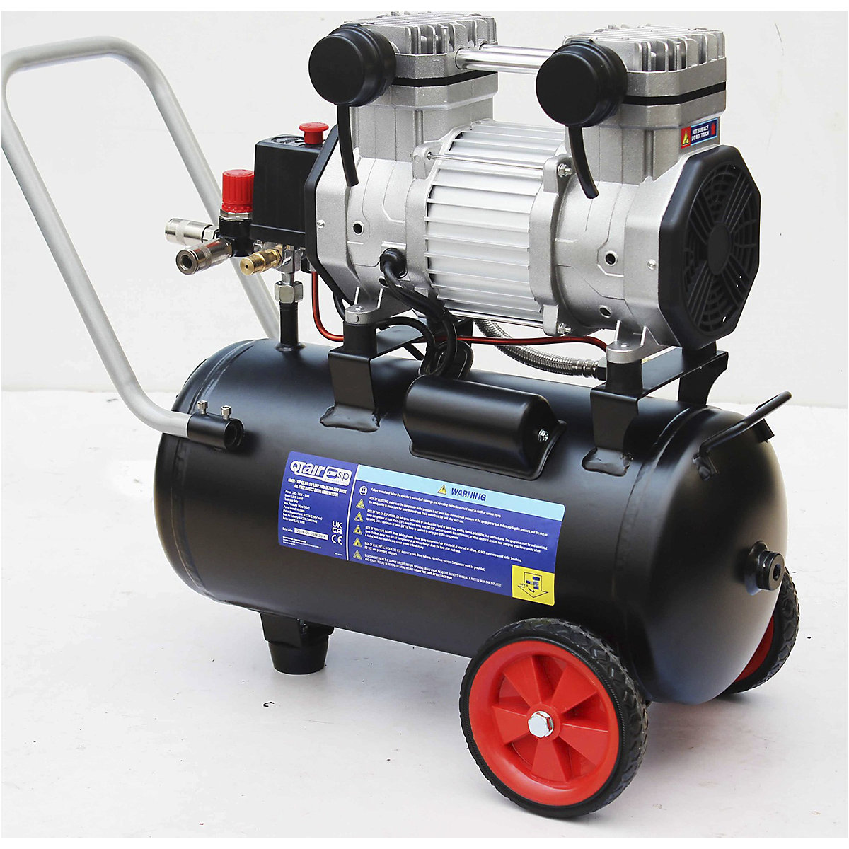 SIP QT AIR DD Ultra Low Noise Oil-Free Direct Drive Compressors | 24 - 100 Litre (Product illustration 5)-4