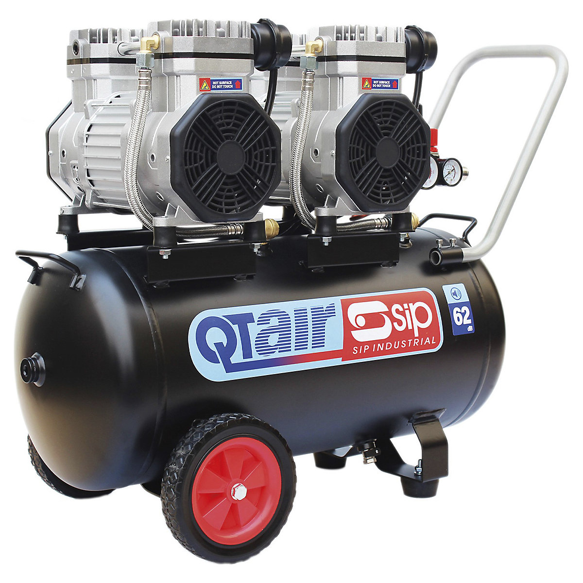 SIP QT AIR DD Ultra Low Noise Oil-Free Direct Drive Compressors | 24 - 100 Litre