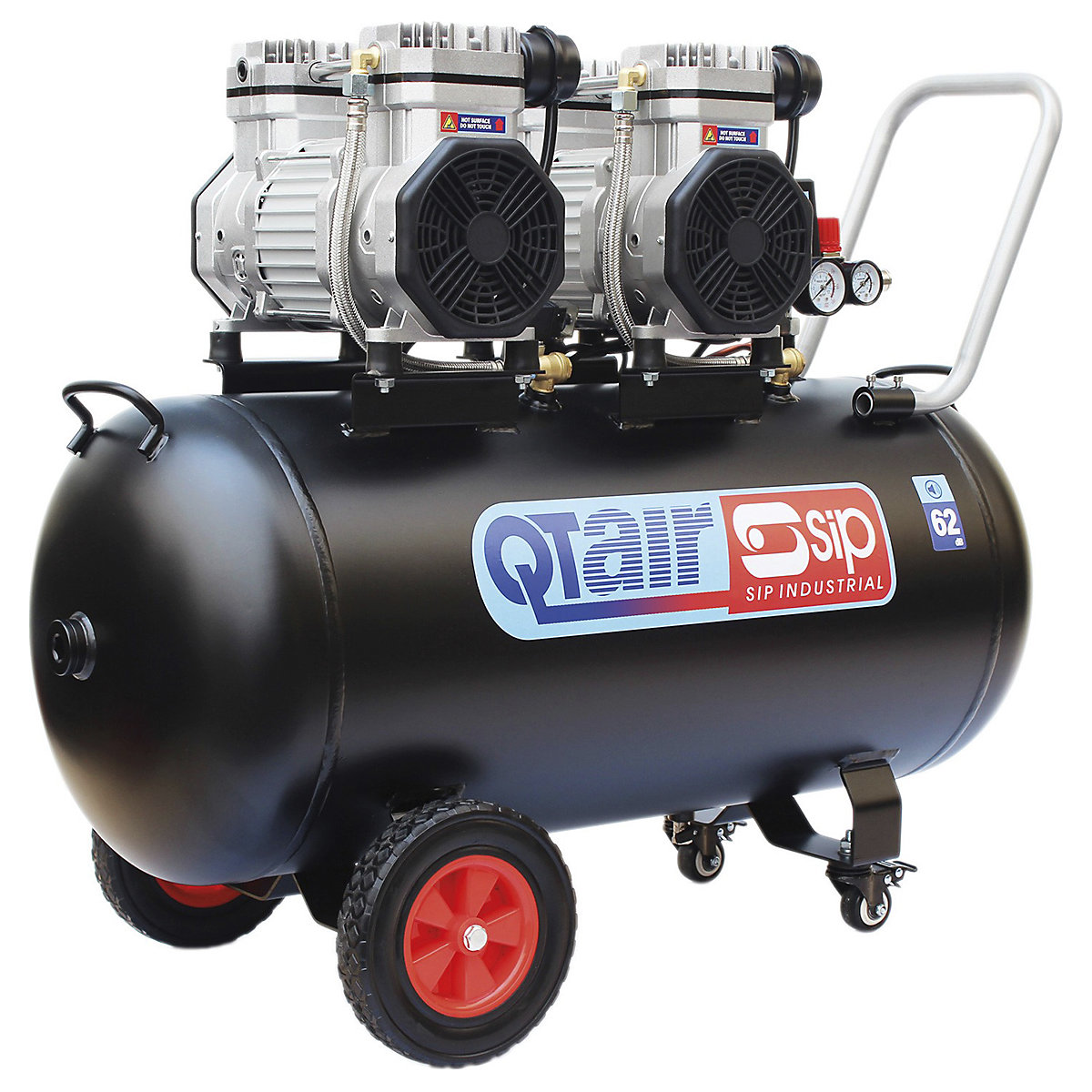 SIP QT AIR DD Ultra Low Noise Oil-Free Direct Drive Compressors | 24 - 100 Litre