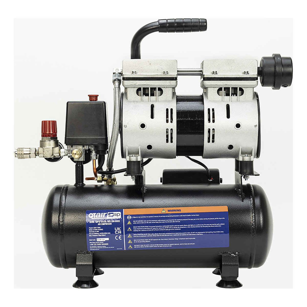 SIP QT Low Noise Direct Drive Compressor | 6 Litre (Product illustration 13)-12