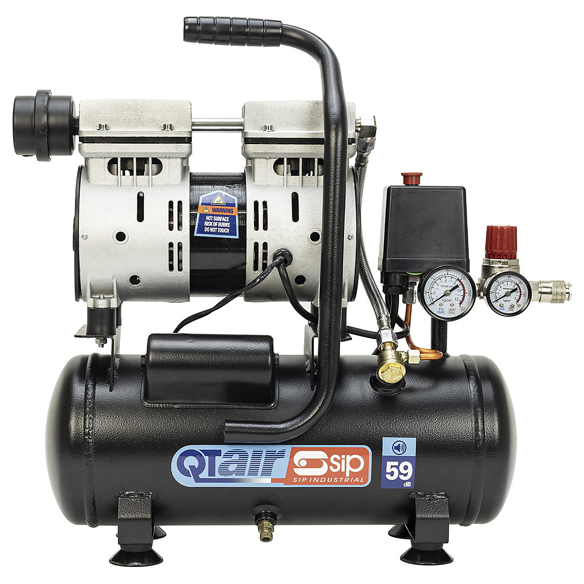 SIP QT Low Noise Direct Drive Compressor | 6 Litre (Product illustration 3)-2