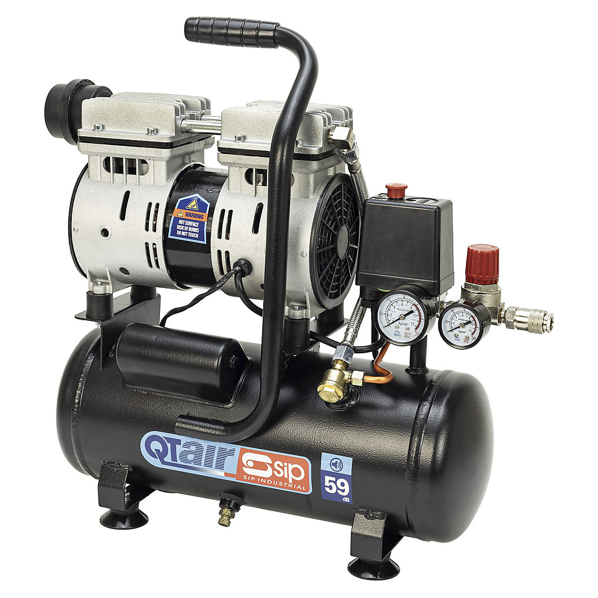 SIP QT Low Noise Direct Drive Compressor | 6 Litre (Product illustration 4)-3