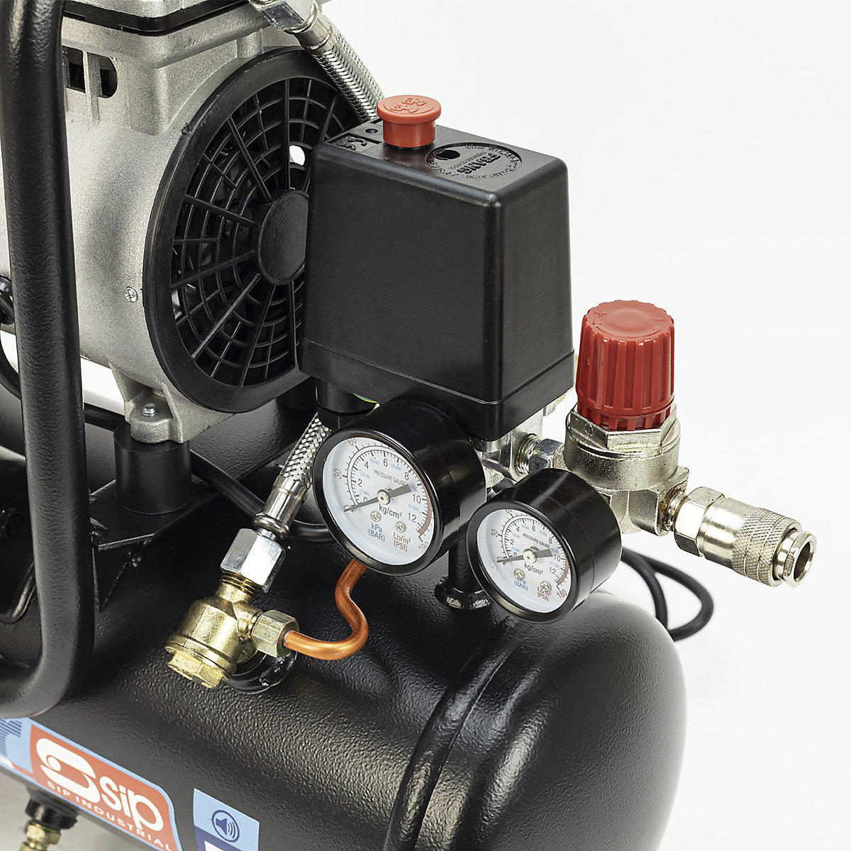SIP QT Low Noise Direct Drive Compressor | 6 Litre (Product illustration 9)-8