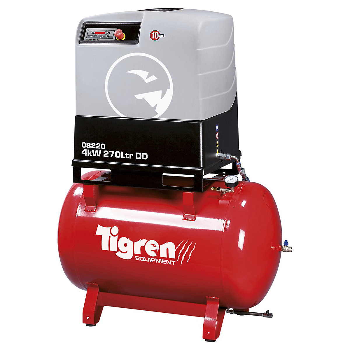 SIP TIGREN DD 4kW Screw Compressor | 270 Litre