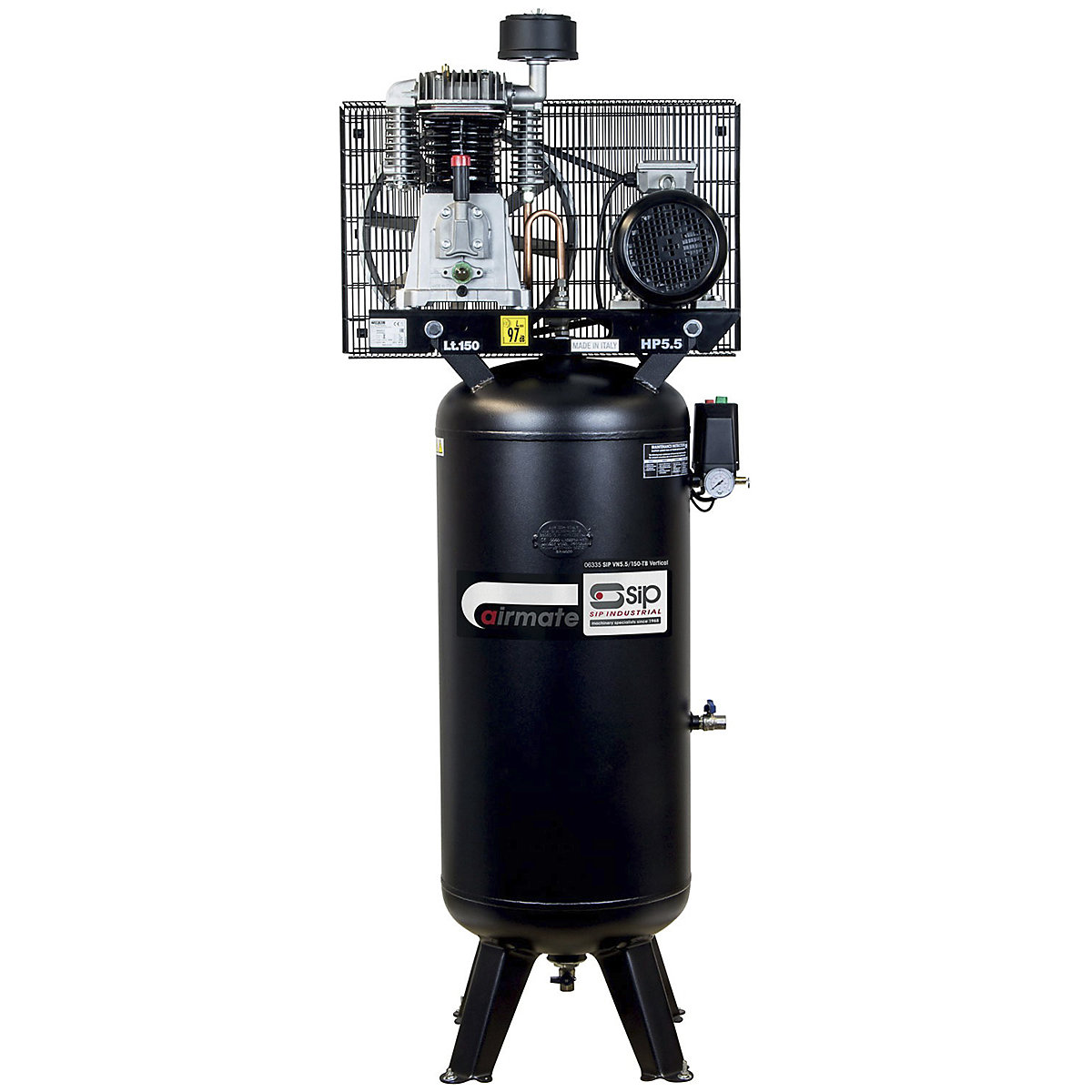 SIP Vertical Belt Drive Compressors | 150 Litre