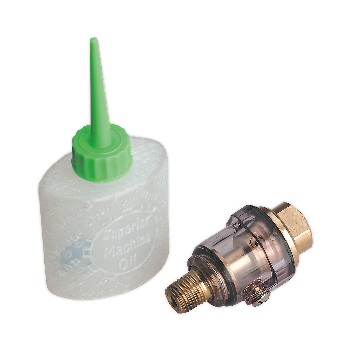 Sealey Air Accessories Mini In-Line Air Tool Oiler with Filler