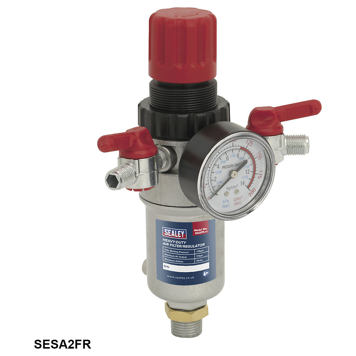 Sealey Air Filters/Regulators (Product illustration 3)-2