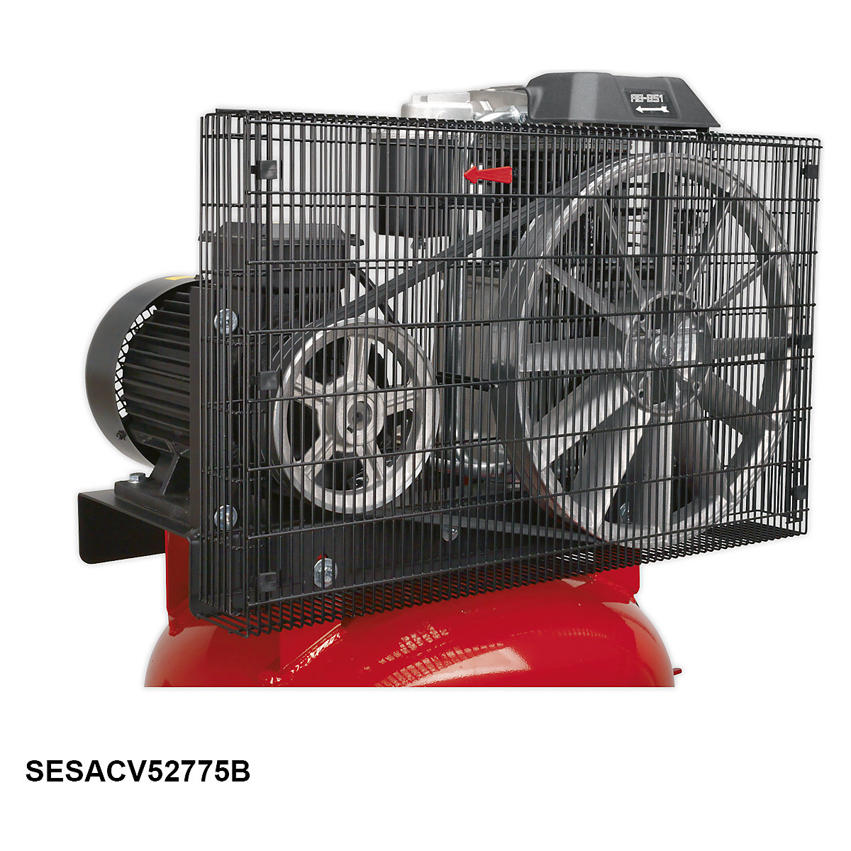 Sealey Belt Drive Compressor with Cast Cylinders | Two-Stage Pump (Product illustration 6)-5
