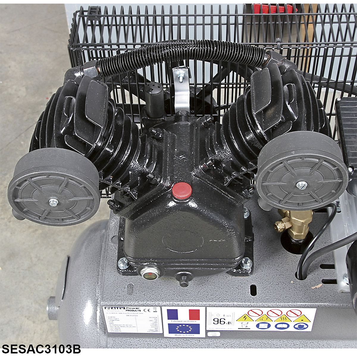 Sealey Belt Drive Compressor with Front Control Panel (Product illustration 6)-5