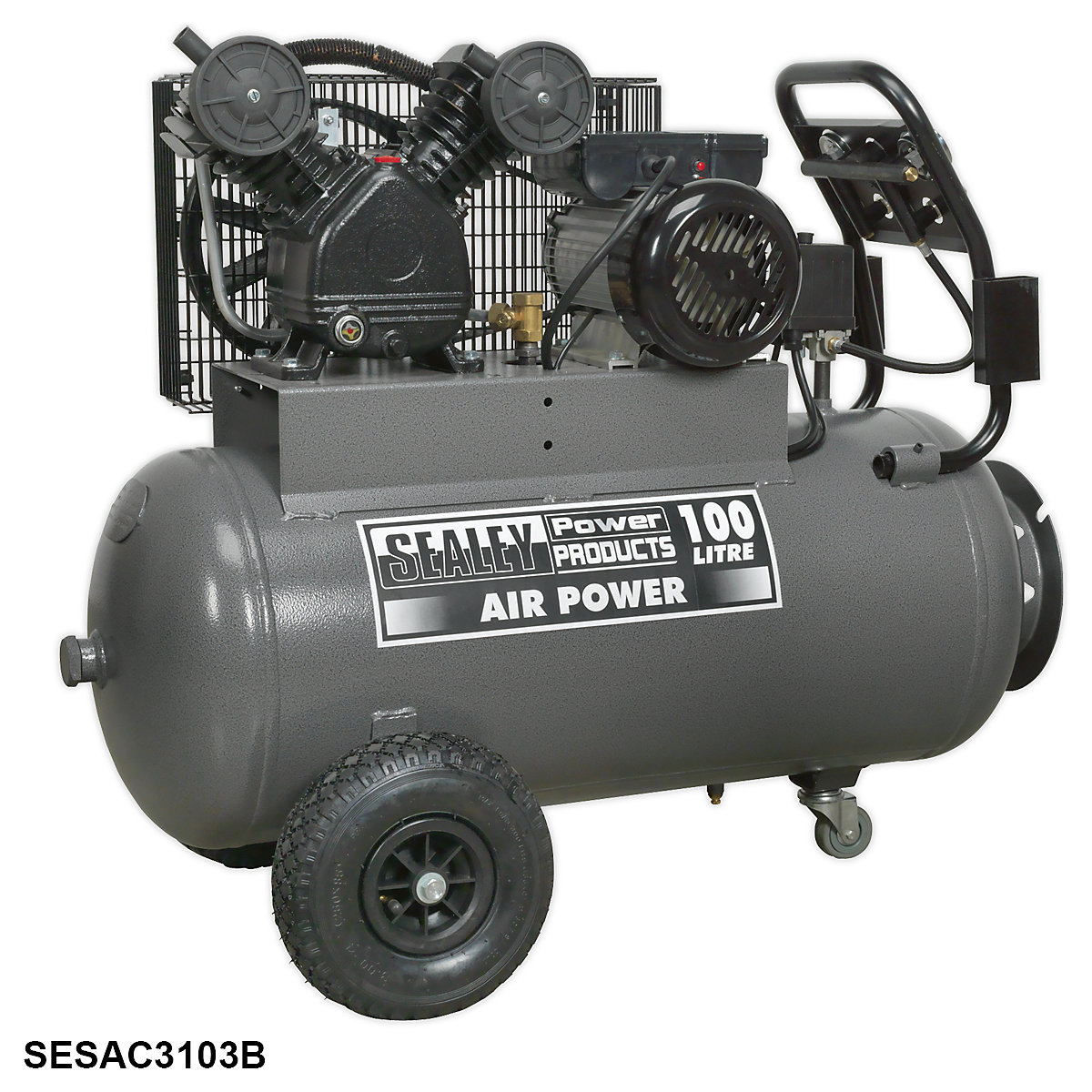 Sealey Belt Drive Compressor with Front Control Panel (Product illustration 7)-6